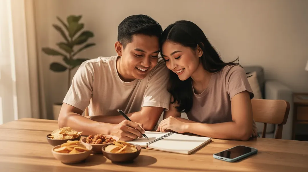 Pasangan berdiskusi soal budget kencan